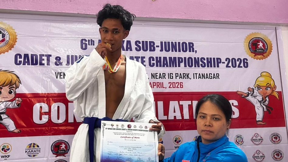Arunachal Pradesh: Tara Village’s Nia Tara Sonam wins gold at APAKA State Karate Championship Arunachal Pradesh: Tara Village’s Nia Tara Sonam wins gold at APAKA State Karate Championship