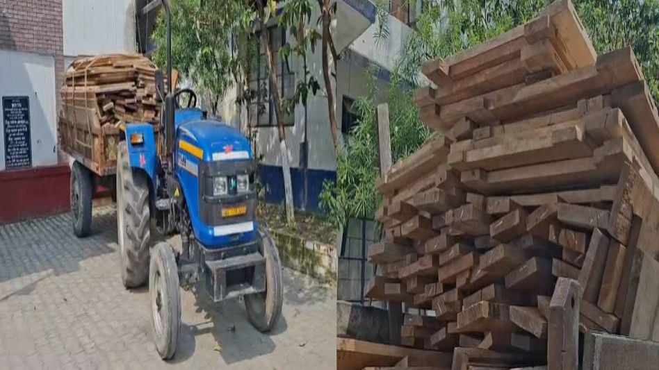 Assam: Dhubri police recover stolen timber worth lakhs, three apprehended Assam: Dhubri police recover stolen timber worth lakhs, three apprehended