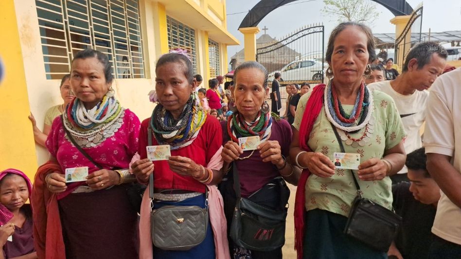 Tripura district council polls end with 83 per cent turnout, re-poll announced in one polling station Tripura district council polls end with 83 per cent turnout, re-poll announced in one polling station