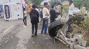 Passenger bus overturns on NH-27 in Assam’s Jagiroad while heading towards Guwahati, several injured Passenger bus overturns on NH-27 in Assam’s Jagiroad while heading towards Guwahati, several injured