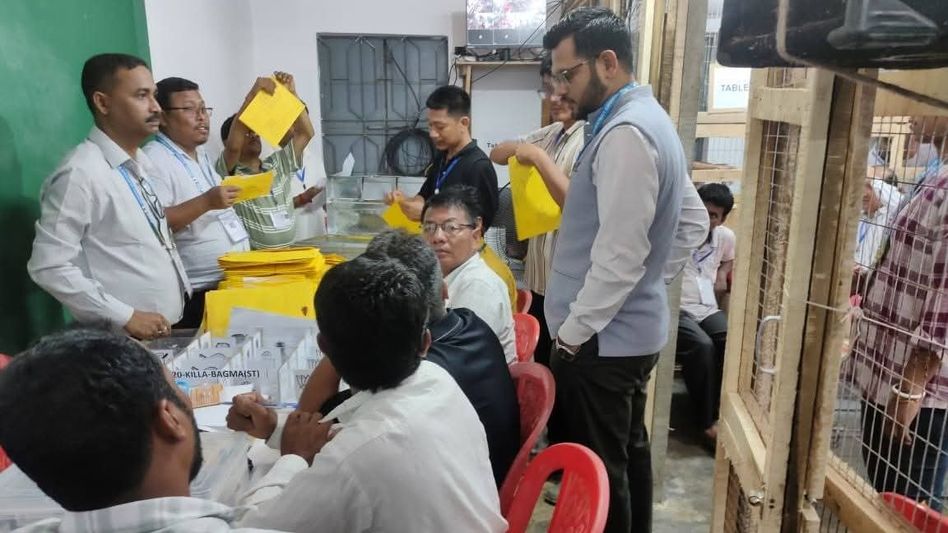Counting begins for Tripura district council elections amid tight security Counting begins for Tripura district council elections amid tight security
