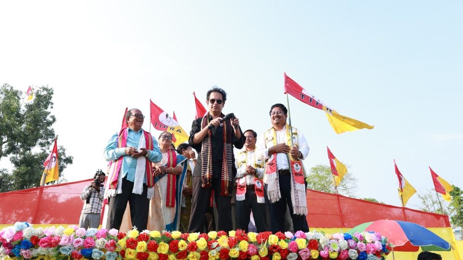 Tipra Motha sweeps TTAADC polls, wins 24 of 28 seats; BJP secures four Tipra Motha sweeps TTAADC polls, wins 24 of 28 seats; BJP secures four