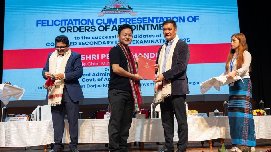 Arunachal CM hands appointment orders to 461 CSLE 2025 recruits, lauds merit-based selection Arunachal CM hands appointment orders to 461 CSLE 2025 recruits, lauds merit-based selection