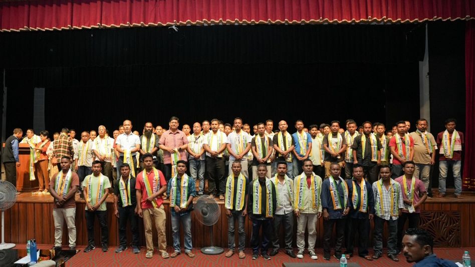 CM Conrad K Sangma welcomes new members to NPP in Meghalaya CM Conrad K Sangma welcomes new members to NPP in Meghalaya