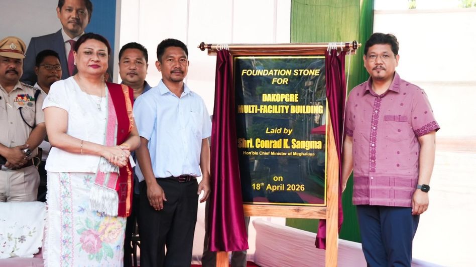 Meghalaya CM lays foundation for multi-facility building in Tura Meghalaya CM lays foundation for multi-facility building in Tura