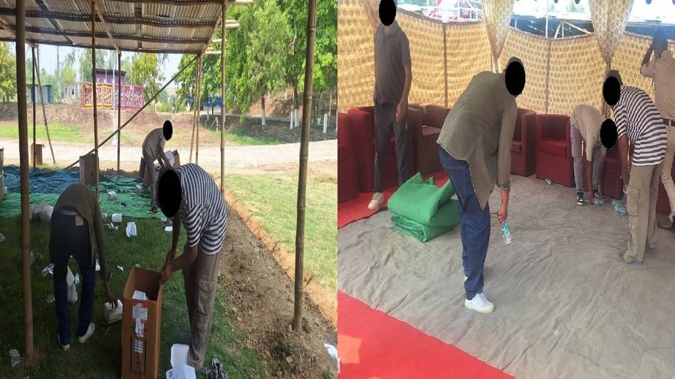 Manipur: 12 held for disrupting public order, sent to community service at Khongjom Memorial Manipur: 12 held for disrupting public order, sent to community service at Khongjom Memorial