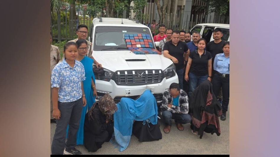 Assam: Four Manipur women held with Rs 7 crore heroin in major STF operation at Amingaon Assam: Four Manipur women held with Rs 7 crore heroin in major STF operation at Amingaon