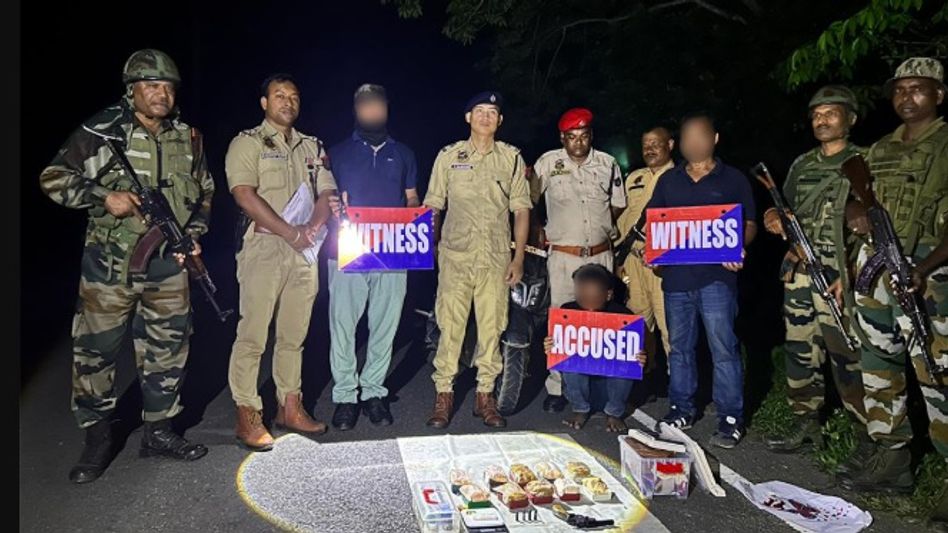 Assam Rifles busts narco-arms module in Silchar, one held Assam Rifles busts narco-arms module in Silchar, one held