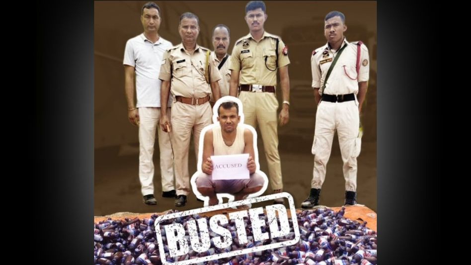 Assam: 1,475 bottles of cough syrup seized in Guwahati raid, one arrested Assam: 1,475 bottles of cough syrup seized in Guwahati raid, one arrested