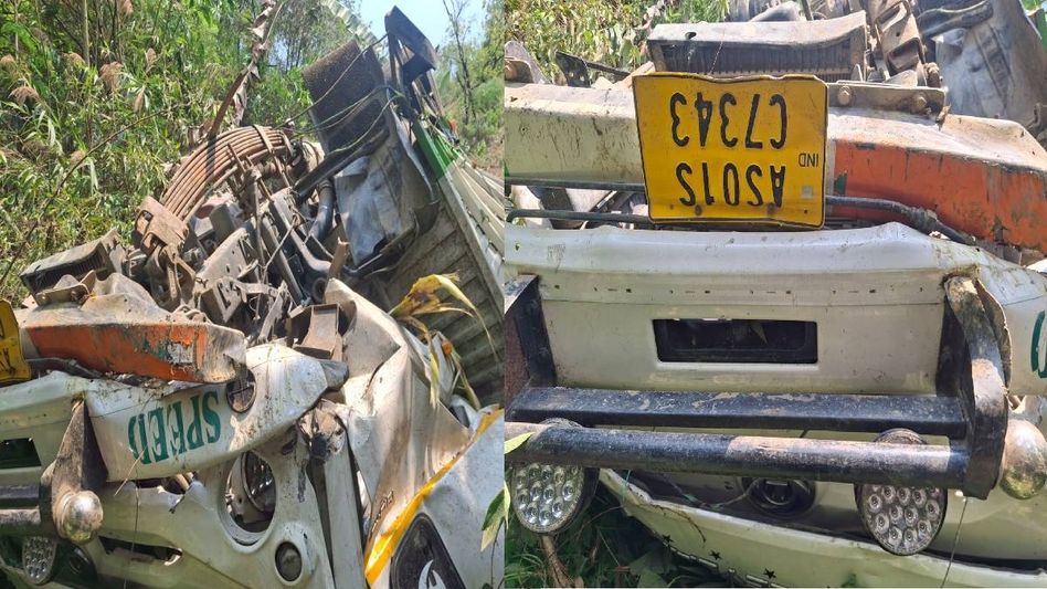 Two Assam youths killed after lorry plunges into gorge in Mizoram Two Assam youths killed after lorry plunges into gorge in Mizoram
