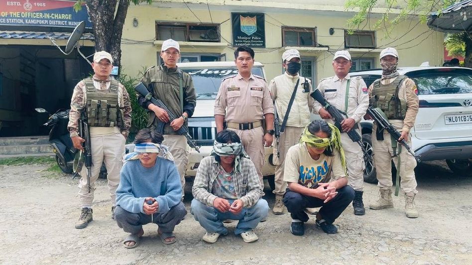 Three held for alleged attempt to torch tyre workshop in Manipur's Kangpokpi Three held for alleged attempt to torch tyre workshop in Manipur's Kangpokpi