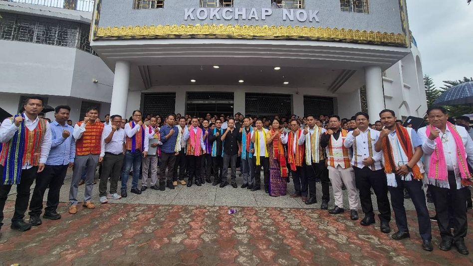 24 Tipra Motha MDCs take oath; Pradyot Debbarma calls for priority to youth, health, education for new Tripura 24 Tipra Motha MDCs take oath; Pradyot Debbarma calls for priority to youth, health, education for new Tripura