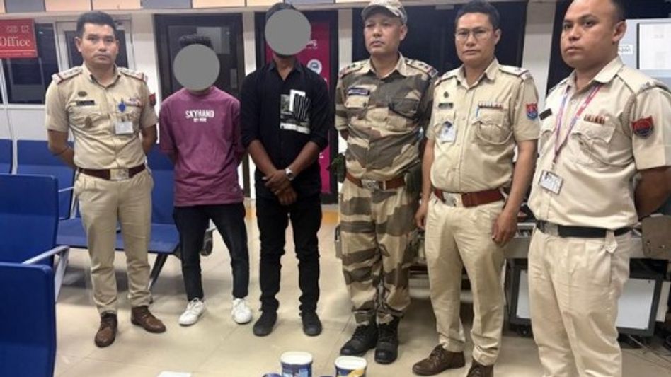 Two held with suspected heroin at Imphal Airport while en route to Bengaluru Two held with suspected heroin at Imphal Airport while en route to Bengaluru