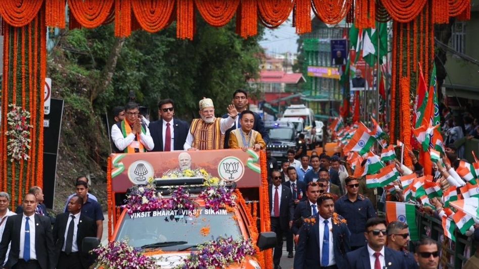 “Only blessed people get to experience Sikkim”: PM Modi at 50th Statehood celebration “Only blessed people get to experience Sikkim”: PM Modi at 50th Statehood celebration