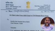 Akhil Gogoi writes explosive open letter to CM over ‘secret killings’, BJP candidate row Akhil Gogoi writes explosive open letter to CM over ‘secret killings’, BJP candidate row