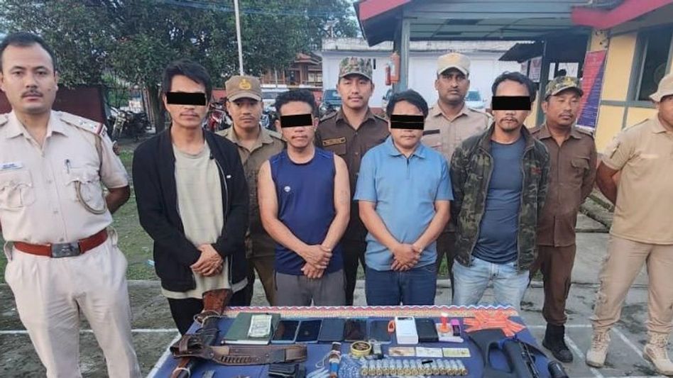 Four arrested for armed extortion bid at Arunachal highway project, weapons seized Four arrested for armed extortion bid at Arunachal highway project, weapons seized