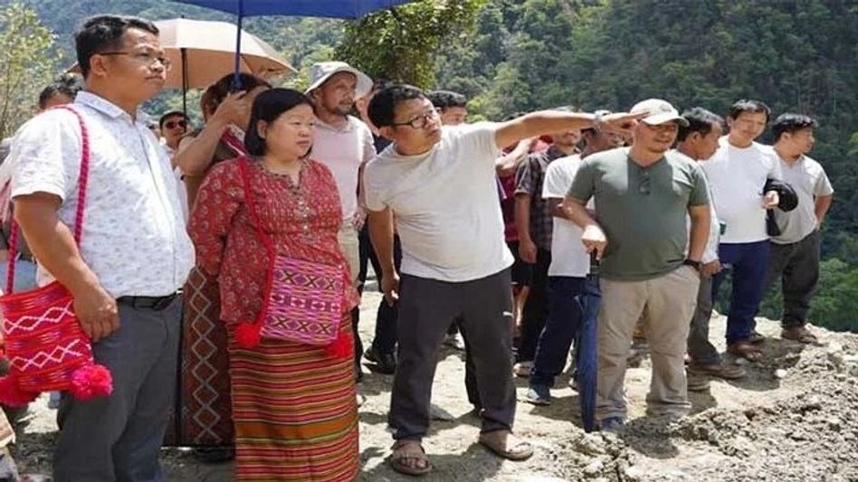 Arunachal Minister reviews progress of 2 MW Ampani Hydropower project in Anjaw Arunachal Minister reviews progress of 2 MW Ampani Hydropower project in Anjaw