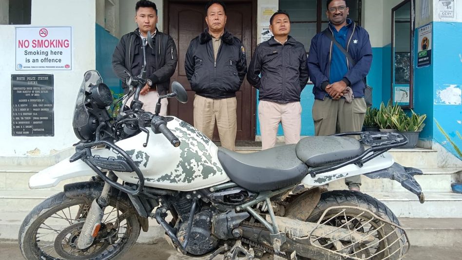 Andhra YouTuber’s stolen bike recovered in Nagaland within 10 days, two held Andhra YouTuber’s stolen bike recovered in Nagaland within 10 days, two held