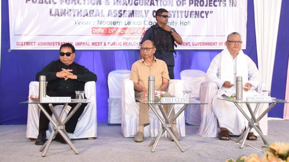 Manipur CM inaugurates three water supply schemes; calls for peace Manipur CM inaugurates three water supply schemes; calls for peace