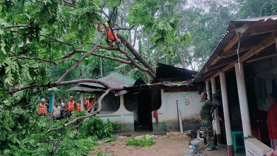 Storm havoc in Tripura: 4,191 houses damaged, one dead, two injured, 784 in shelter house Storm havoc in Tripura: 4,191 houses damaged, one dead, two injured, 784 in shelter house