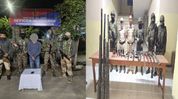 Security forces recover cache of arms and explosives in Manipur’s Chandel, NRFM cadre held Security forces recover cache of arms and explosives in Manipur’s Chandel, NRFM cadre held
