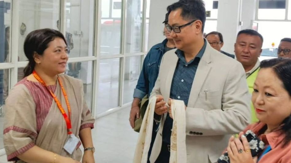 Union Minister Kiren Rijiju arrives in Sikkim for official visit Union Minister Kiren Rijiju arrives in Sikkim for official visit