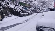 Sikkim: Fresh snowfall disrupts route to Nathula, travel restricted beyond Tsomgo Lake Sikkim: Fresh snowfall disrupts route to Nathula, travel restricted beyond Tsomgo Lake