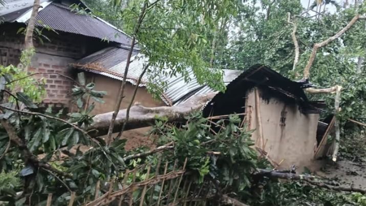 Two killed, four injured as storms lash Tripura; houses, power lines damaged Two killed, four injured as storms lash Tripura; houses, power lines damaged