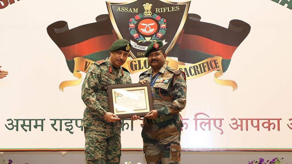 Assam Rifles holds Samman Samaroh for retiring personnel in Shillong Assam Rifles holds Samman Samaroh for retiring personnel in Shillong