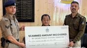 Sikkim Police recover Rs 1 lakh fraud amount, return money to victim Sikkim Police recover Rs 1 lakh fraud amount, return money to victim