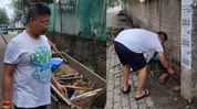 Assam Minister Pijush Hazarika joins cleanliness drive, praises GMC sanitation workers Assam Minister Pijush Hazarika joins cleanliness drive, praises GMC sanitation workers