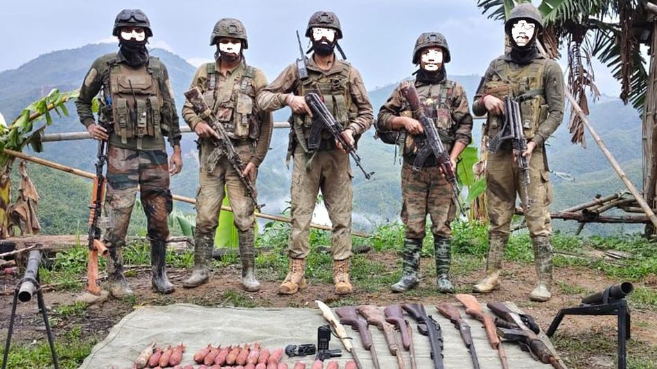 Major arms haul recovered in Manipur a day before conflict anniversary Major arms haul recovered in Manipur a day before conflict anniversary