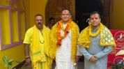 Ahead of Assam poll results, Congress candidates Gaurav Gogoi and Santanu Bora offer prayers at Maa Bagala Temple Ahead of Assam poll results, Congress candidates Gaurav Gogoi and Santanu Bora offer prayers at Maa Bagala Temple