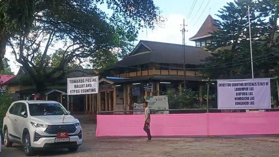Three-tier security in place across Assam as state awaits crucial election results Three-tier security in place across Assam as state awaits crucial election results