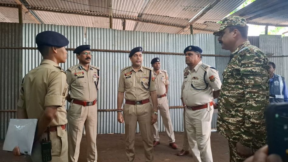 Three-Tier Security deployed ahead of Dharmanagar by-poll counting in Tripura Three-Tier Security deployed ahead of Dharmanagar by-poll counting in Tripura