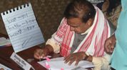 Himanta Biswa Sarma shares old note predicting BJP’s poll performance as NDA crosses 100 seats in Assam Himanta Biswa Sarma shares old note predicting BJP’s poll performance as NDA crosses 100 seats in Assam