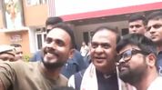Himanta Biswa Sarma meets supporters at RSS headquarters after BJP’s massive Assam victory Himanta Biswa Sarma meets supporters at RSS headquarters after BJP’s massive Assam victory
