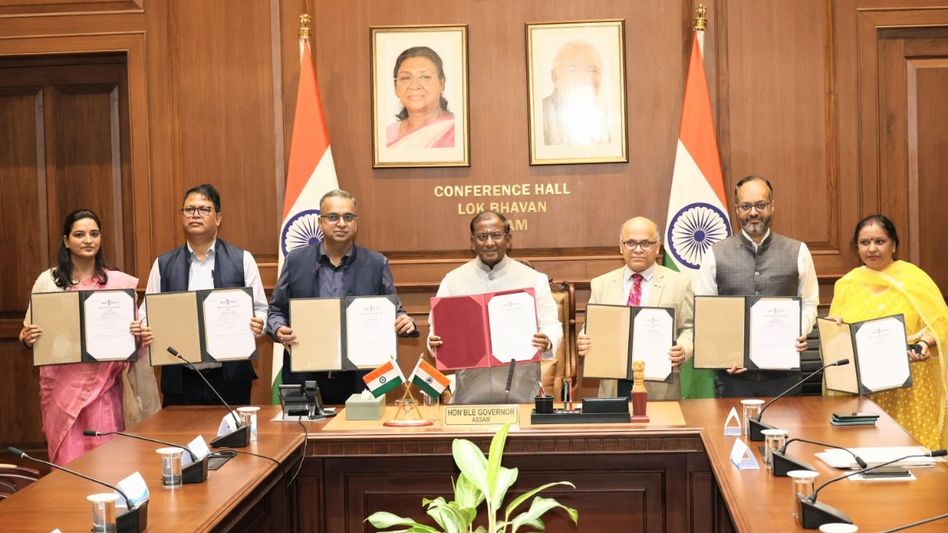 Assam poll results submitted to Governor, process for new government begins Assam poll results submitted to Governor, process for new government begins