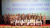 Security forces, district police units receive Governor’s Unit Citation in Imphal Security forces, district police units receive Governor’s Unit Citation in Imphal