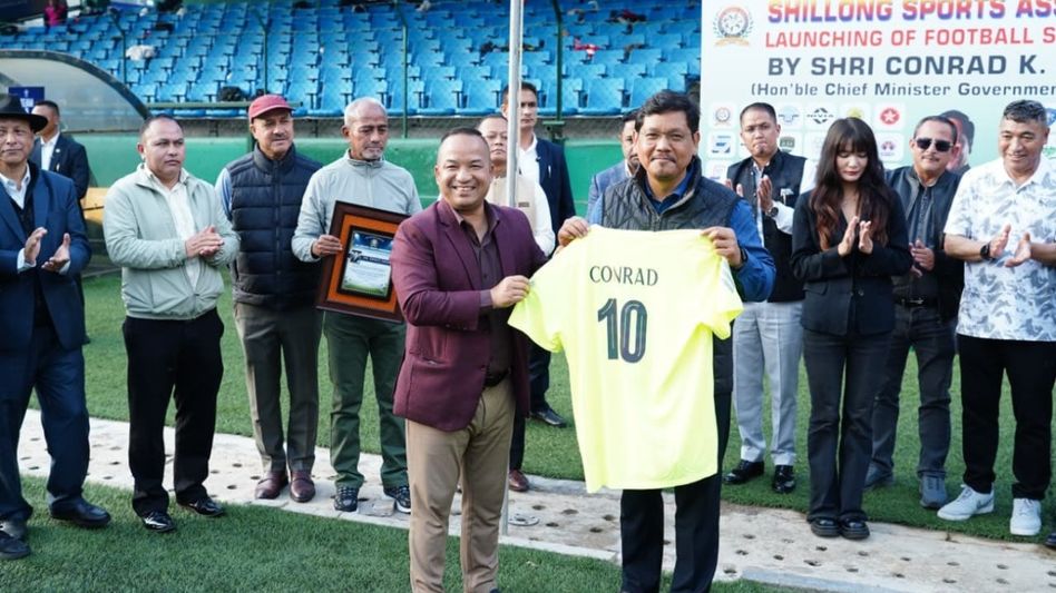 Meghalaya CM launches Shillong Sports Association Football Season 2026 Meghalaya CM launches Shillong Sports Association Football Season 2026