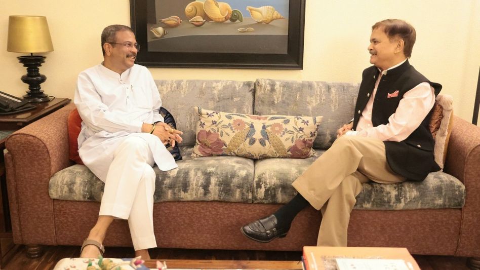 Dharmendra Pradhan reviews higher education growth in Northeast, meets Tripura University chancellor Dharmendra Pradhan reviews higher education growth in Northeast, meets Tripura University chancellor