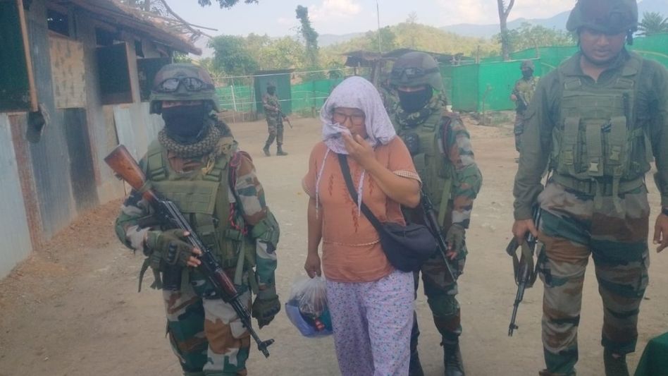 Abducted Tangkhul woman rescued in Manipur’s Kamjong by Assam Rifles Abducted Tangkhul woman rescued in Manipur’s Kamjong by Assam Rifles