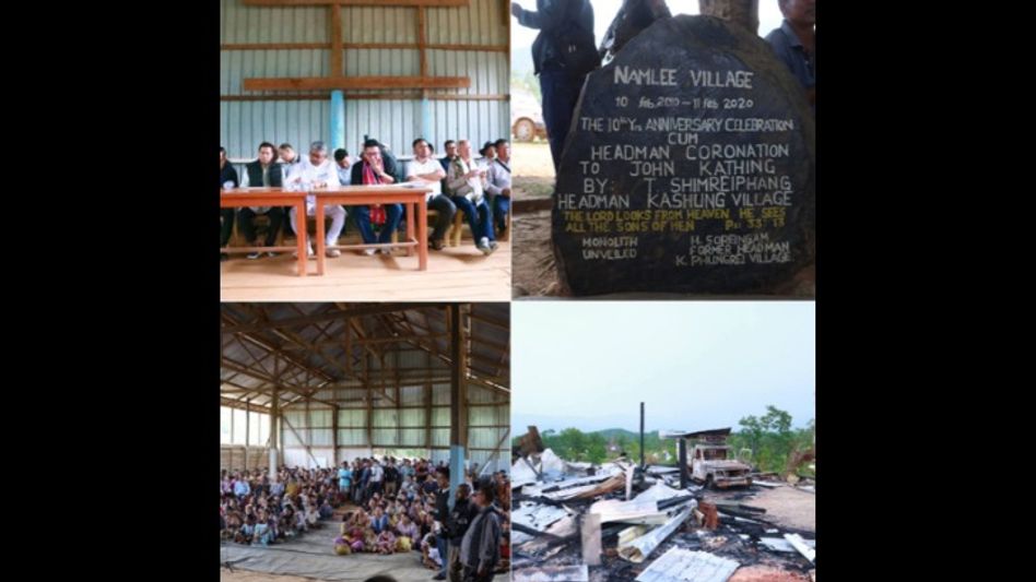 Manipur MLA Thongam Biswajit visits Kamjong border areas after militant attack Manipur MLA Thongam Biswajit visits Kamjong border areas after militant attack