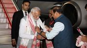 PM Modi, other dignitaries arrive in Guwahati for NDA govt's oath taking PM Modi, other dignitaries arrive in Guwahati for NDA govt's oath taking