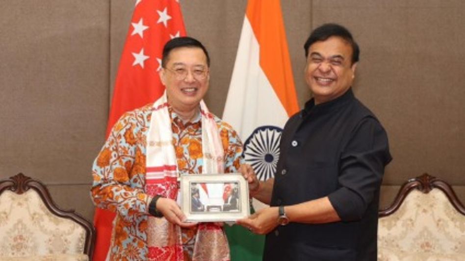 Singapore envoy congratulates Himanta Biswa Sarma, reaffirms support for Assam Singapore envoy congratulates Himanta Biswa Sarma, reaffirms support for Assam