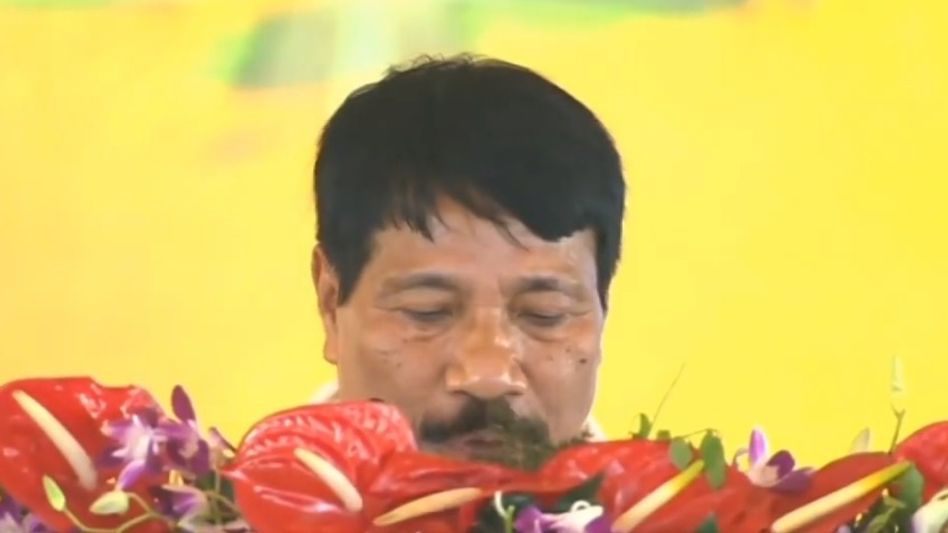 AGP President Atul Bora takes oath as Minister-designate AGP President Atul Bora takes oath as Minister-designate