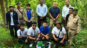 Five rescued snakes released into Langol Reserved Forest by Manipur Forest department Five rescued snakes released into Langol Reserved Forest by Manipur Forest department