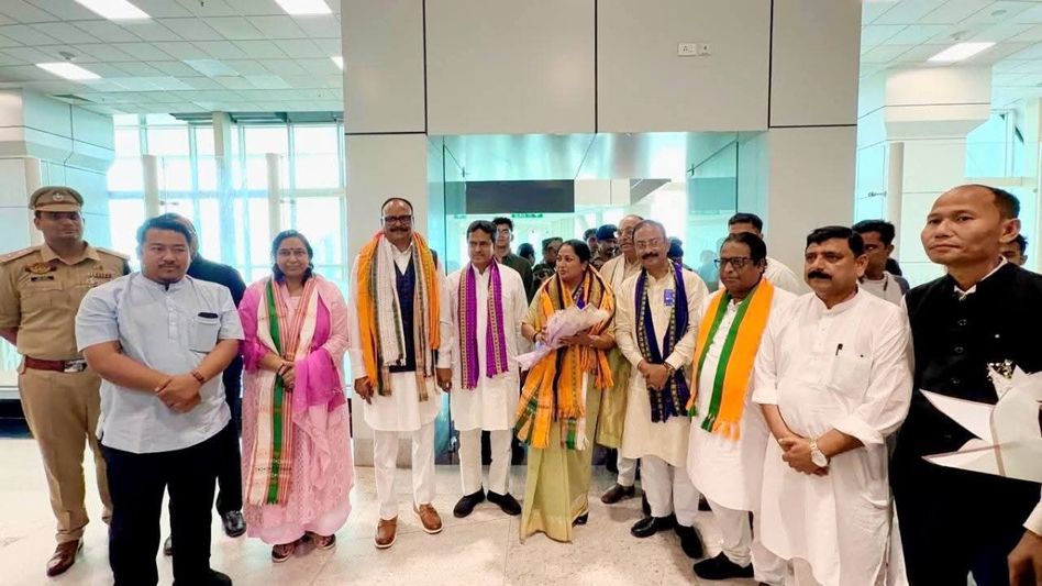 Temple run after Assam oath: Delhi CM, UP DyCM land in Tripura, back Manik Saha’s growth push Temple run after Assam oath: Delhi CM, UP DyCM land in Tripura, back Manik Saha’s growth push
