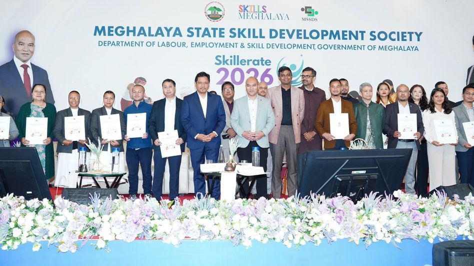 Meghalaya launches new skilling initiatives at Skillerate 2026 in Shillong Meghalaya launches new skilling initiatives at Skillerate 2026 in Shillong