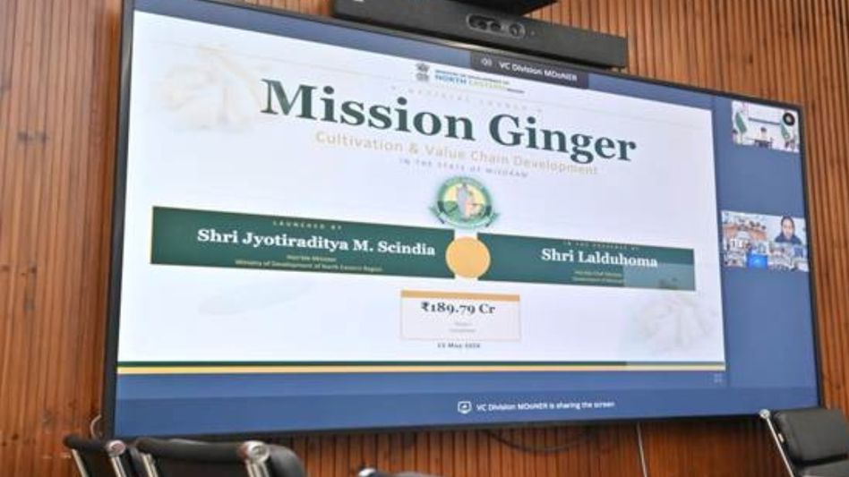 Centre launches Rs 189 crore Mizoram Ginger Mission to take ‘Mizo ginger’ global Centre launches Rs 189 crore Mizoram Ginger Mission to take ‘Mizo ginger’ global